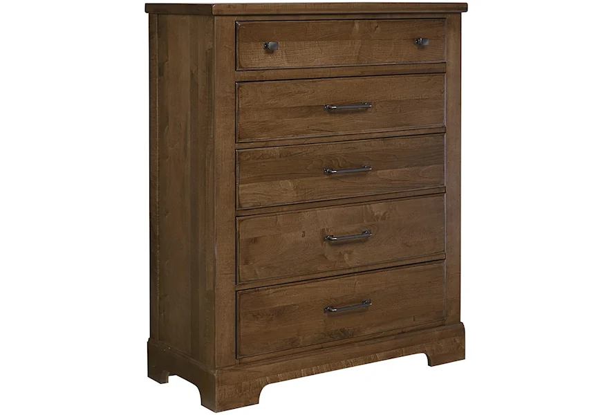 Cool Rustic 5-Drawer Chest by Artisan & Post at Esprit Decor Home Furnishings